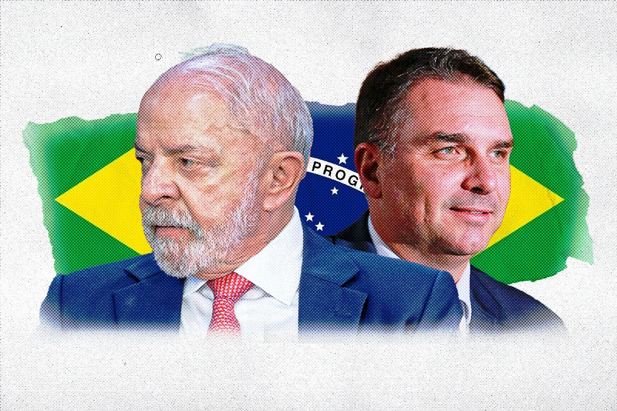 Lula tem 46% de rejeição contra 45% de Flávio Bolsonaro