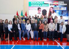Governo de SC inaugura reforma e ampliação de escola em Xaxim e anuncia quase R$ 28 milhões em investimentos para a educação de Xanxerê e região