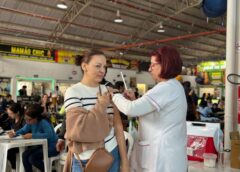 Vacinação contra a gripe será realizada na Feira Central neste sábado (27)
