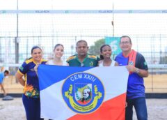 Jogos Escolares encerram disputas do vôlei de praia com participação de 96 duplas