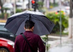 Frente fria traz temporais e provoca queda de temperatura em Santa Catarina 