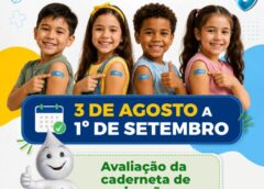 Campanha de Multivacinação para menores de 15 anos vai até o dia 1º de setembro