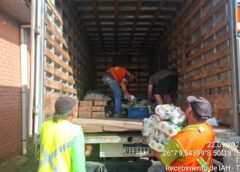 Defesa Civil de Santa Catarina distribui itens de assistência humanitária às famílias atingidas pelas chuvas