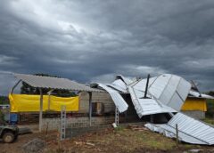 Temporais atingem 18 municípios e deixam mais de 1,5 mil habitações afetadas em Santa Catarina