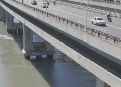Casan desativa e inicia remoção da antiga adutora da Ponte Colombo Machado Salles