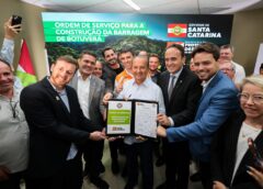 Governador Jorginho Mello autoriza construção da Barragem de Botuverá para conter enchentes em Brusque e região 