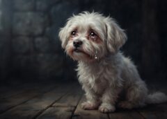FICÇÃO:  mãe esfaqueou cachorro da filha por causa da eleição presidencial; voto contrário levou ao bárbaro crime.