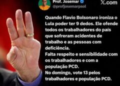 CRUELDADE E CAPACITISMO: O DEBOCHE DE FLÁVIO BOLSONARO CONTRA TRABALHADORES E PESSOAS COM DEFICIÊNCIA REVELA A APOSTA NA PERVERSIDADE POLÍTICA