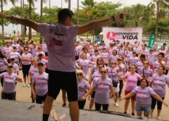 Movimento pela Vida une esporte, prevenção e histórias de superação no Outubro Rosa em Santos