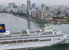Temporada de cruzeiros começa em Santos com navio espanhol